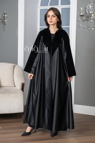 عباية شتوي استريت تدخيلات قطيفة