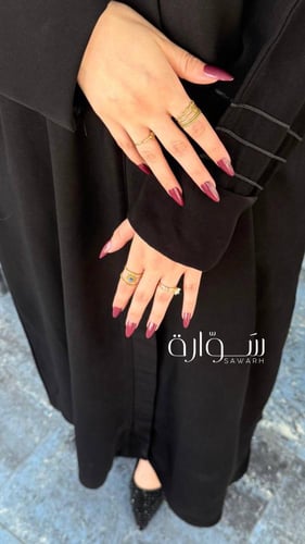 عباية سحاب مخفي وجيوب