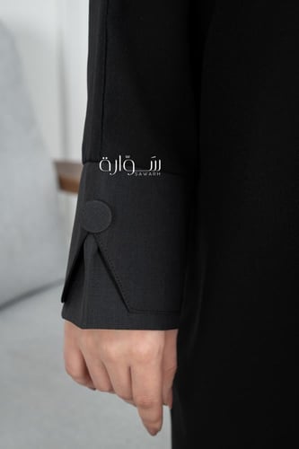 عباية قطري تدخيله اسود زرار