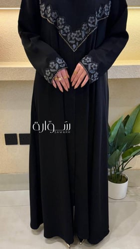 عباية ربع كلوش انترنت - كلفة أمامية