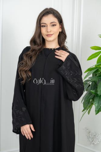 عباية انترنت بتطريز ورد