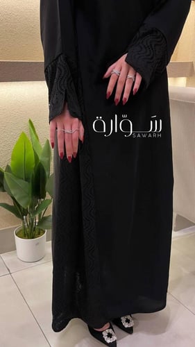 عباية نواعم تدخيله دانتيل جوانب وكم