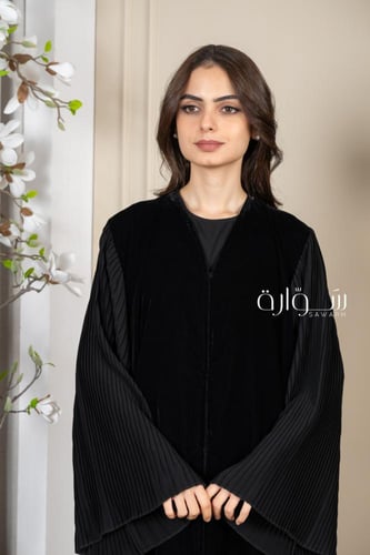 عباية شتوي قطيفة كم كسرات