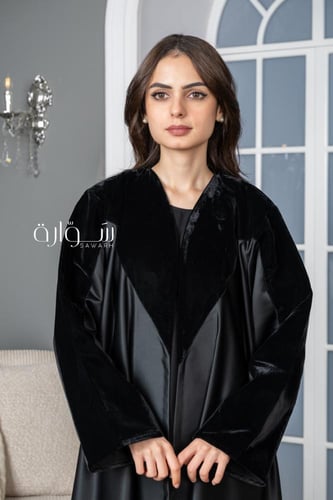 عباية شتوي استريت تدخيلات قطيفة