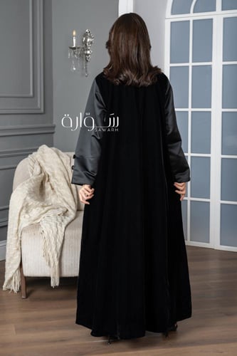 عباية شتوي قلاب قطيفة تدخيلات تفته