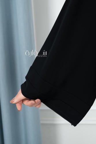 عباية دقة خيط على جوانب