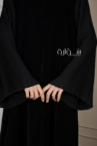 عباية شتوي قطيفة كم كسرات