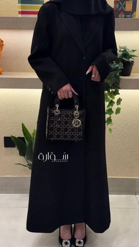 عباية بليزر جيوب امام