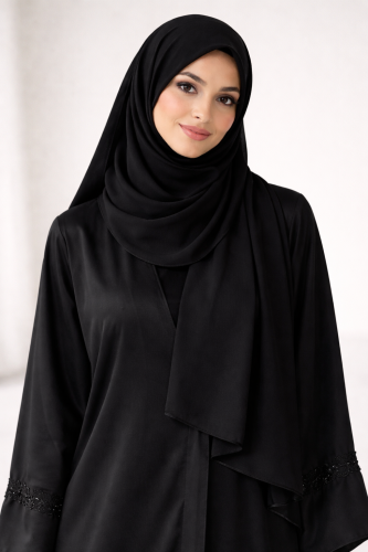 طرحة وسط سادة