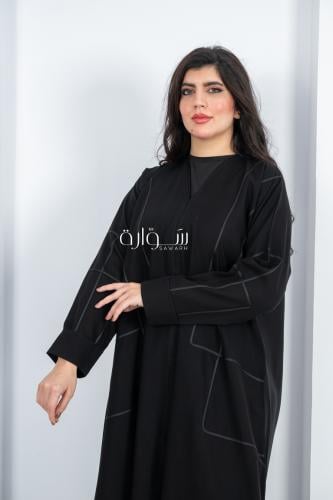 عباية قيطانات كم مقلوب