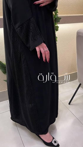 عباية نواعم تدخيله دانتيل جوانب وكم