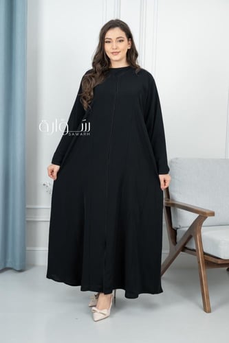 عباية دقة خيط على جوانب