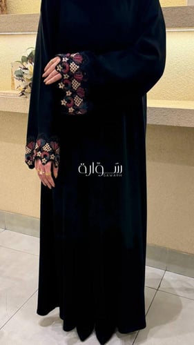 عباية ربع كلوش - كلفة شك أنيقه