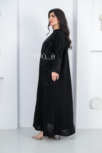 عباية قيطانات كم مقلوب