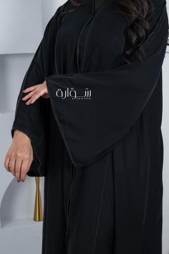 عباية استريت بكم مربع وتفاصيل كريستال