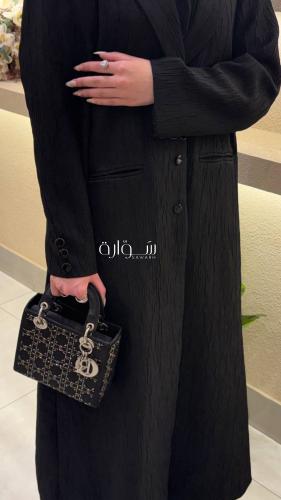 عباية بليزر جيوب امام