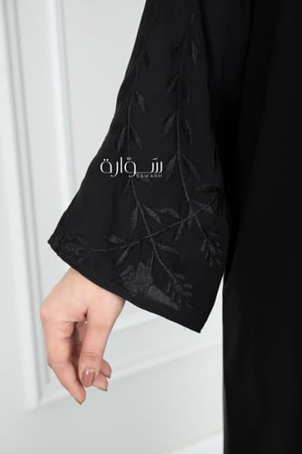 عباية انترنت بتطريز ورد