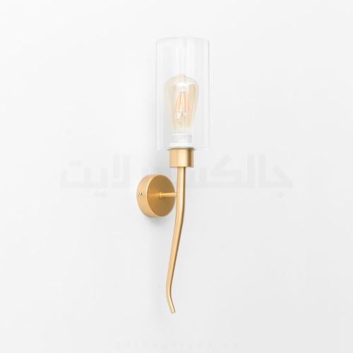 ابليك مودرن ذهبي مطفي زجاج شفاف