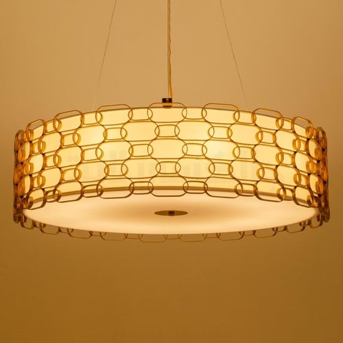 ثريا مودرن ذهبي مطفي 80 سم