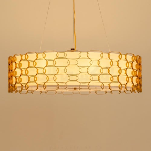 ثريا مودرن ذهبي مطفي 80 سم