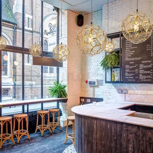 معلقة مودرن ذهبي 40 سم