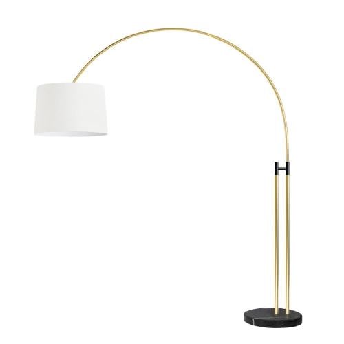 ابجورة ارضية منحنية مودرن ذهبي