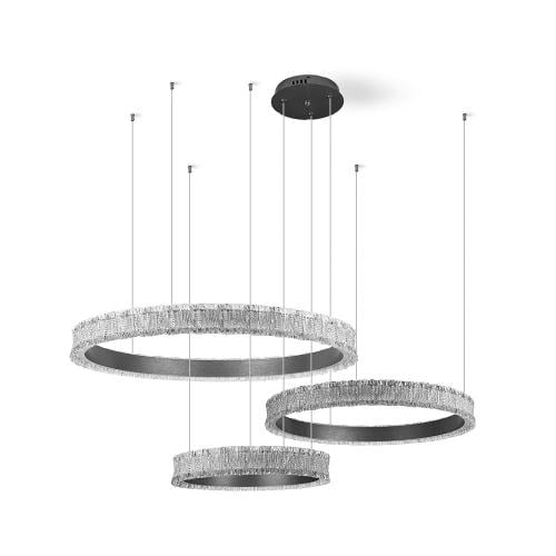 ثريا مودرن ثلاث حلقات - رمادي