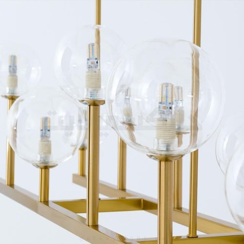 ثريا مودرن 10 كرات زجاجية