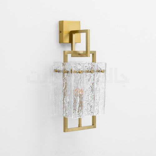 ابليك مودرن نحاسي كريستال محجر