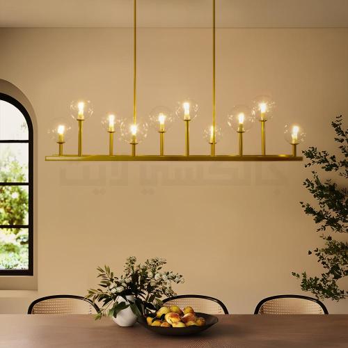 ثريا مودرن 10 كرات زجاجية