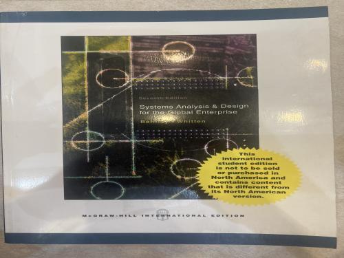 Systems Analysis & Design for the Global Enterpris...