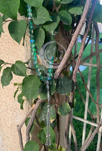 سبحة ضوء القمر بألوان متعددة