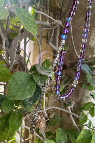 سبحة ضوء القمر بألوان متعددة