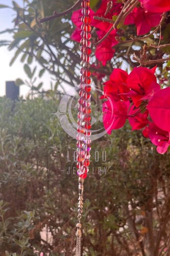 سبحة ضوء القمر بألوان متعددة