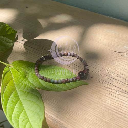 سوارة حجر الياقوت مع عين النمر