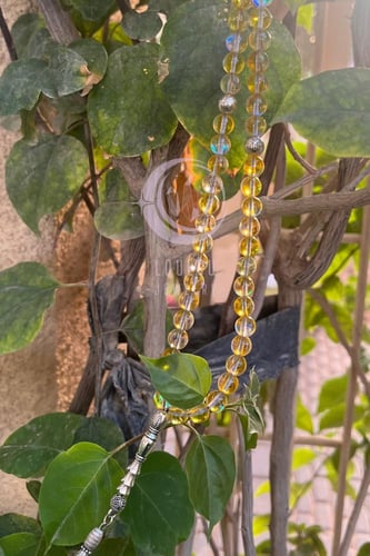 سبحة ضوء القمر بألوان متعددة