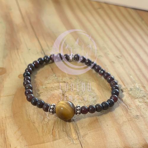 سوارة بتصميم المجرة - حجر عين النمر