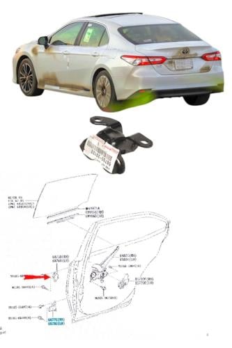 مفصلة باب خلفي يمين فوق كامري 2018 / 2024 وكالة