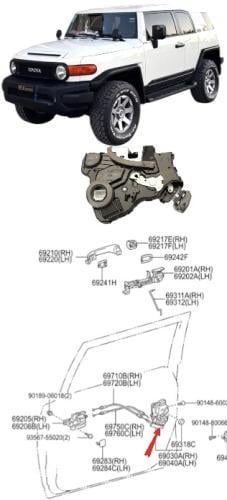 دقمة باب امامي يمين اف جي 2008 / 2023 وكالة
