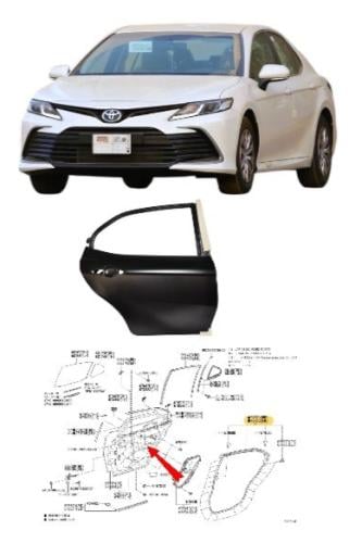 باب خلفي يمين كامري 2018 / 2024 وكالة