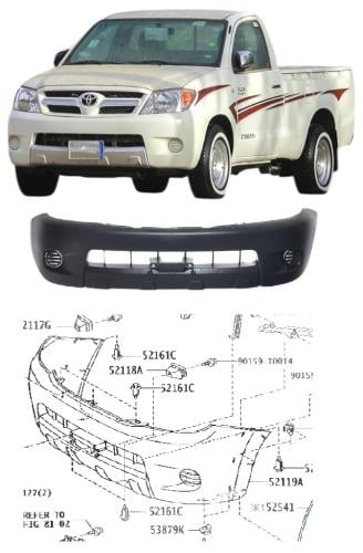 صدام امامي هايلكس 2006 / 2008 وكالة