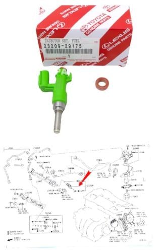 بخاخ بنزين كامري ٤ سلندر 2018 / 2024 وكالة