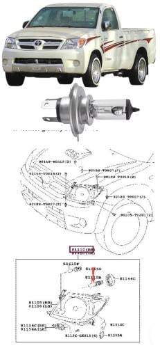 لمبة شمعة هايلكس 2006 / 2011 وكالة