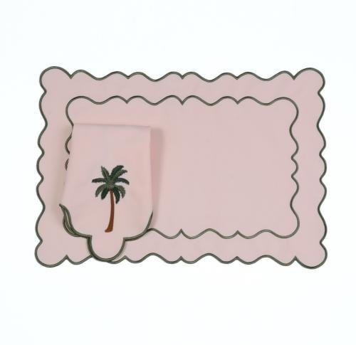 Green palms set