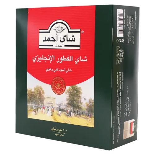 شاي احمد شاي الفطور الانجليزي 100 كيس