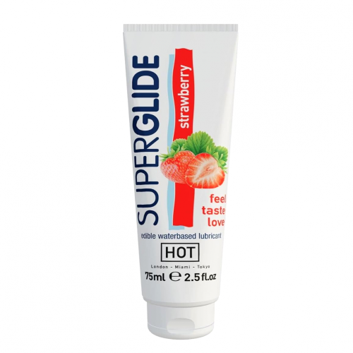 Super Glide lubricant with strawberry flavor – gen...