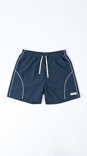 Dark Navy Polyster Short