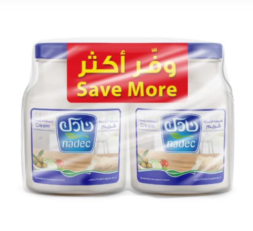 نادك شبيه جبنة الكريمة قابلة الدهن ٩٠٠ جم × ٢ حبات