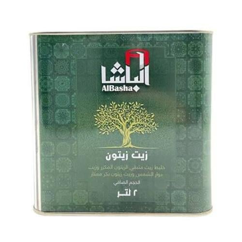 الباشاء زيت زيتون مزيج زيت متبقي ٢ لتر