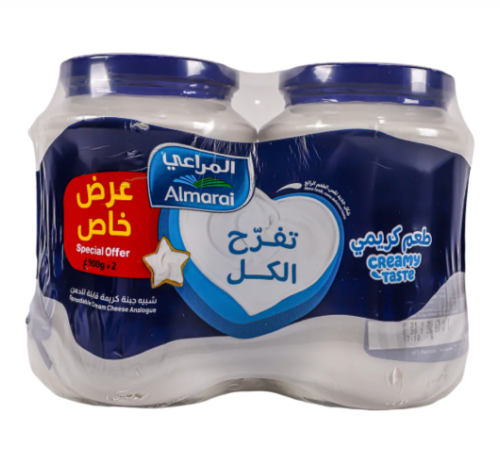 المراعي شبيه جبنة سائلة قابلة الدهن ٩٠٠ جم× ٢ حبات